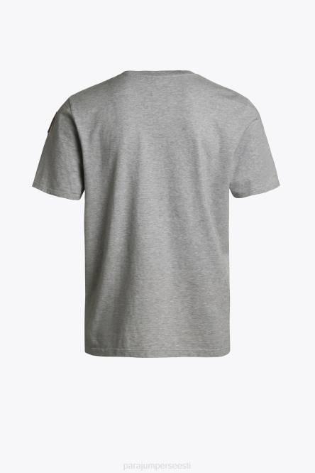 Parajumpers mehed ikooniline tee hõbedane melanž Riietus 626R88