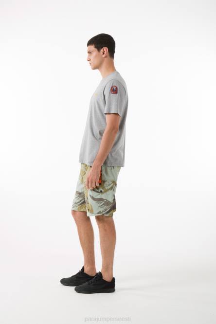 Parajumpers mehed ikooniline tee hõbedane melanž Riietus 626R88