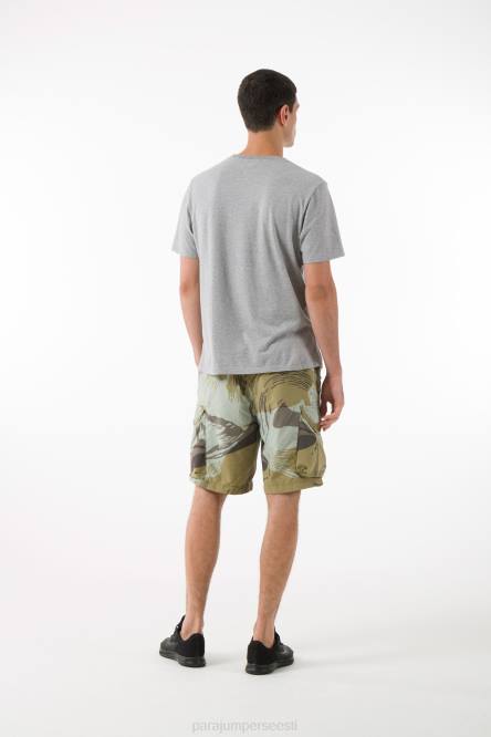 Parajumpers mehed ikooniline tee hõbedane melanž Riietus 626R88