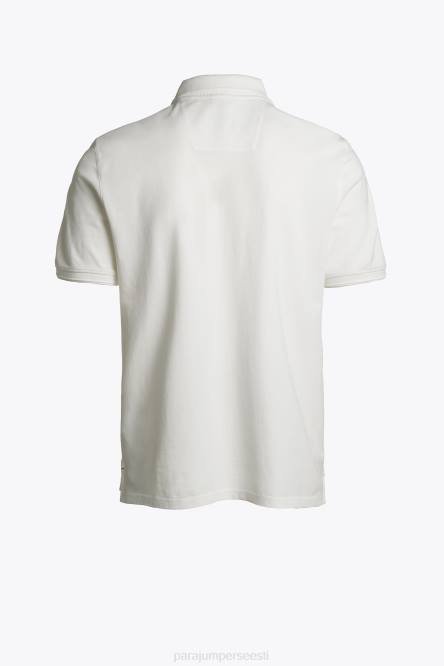 Parajumpers mehed kosmosepolo määrdunudvalge Riietus 626R109