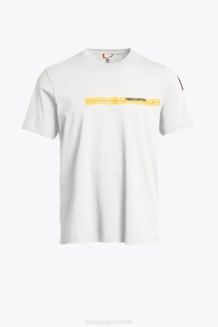 Parajumpers mehed lint tee määrdunudvalge Riietus 626R44