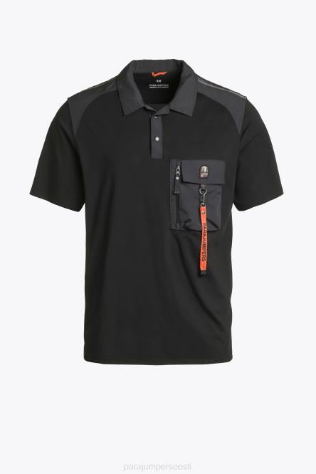 Parajumpers mehed päästepolo must Riietus 626R156