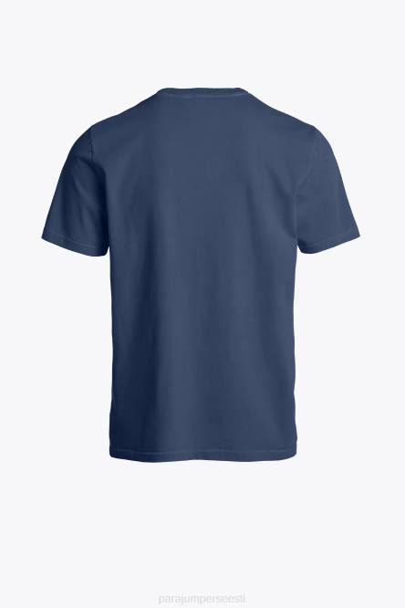 Parajumpers mehed plaastri tee kinnisvara sinine Riietus 626R113