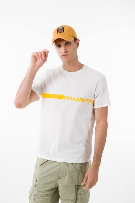 Parajumpers mehed ruumi tee määrdunudvalge Riietus 626R41