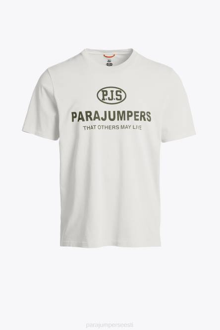 Parajumpers mehed toml tee määrdunudvalge Riietus 626R182