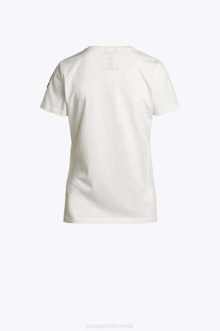 Parajumpers naised põhiline tee määrdunudvalge Riietus 626R338